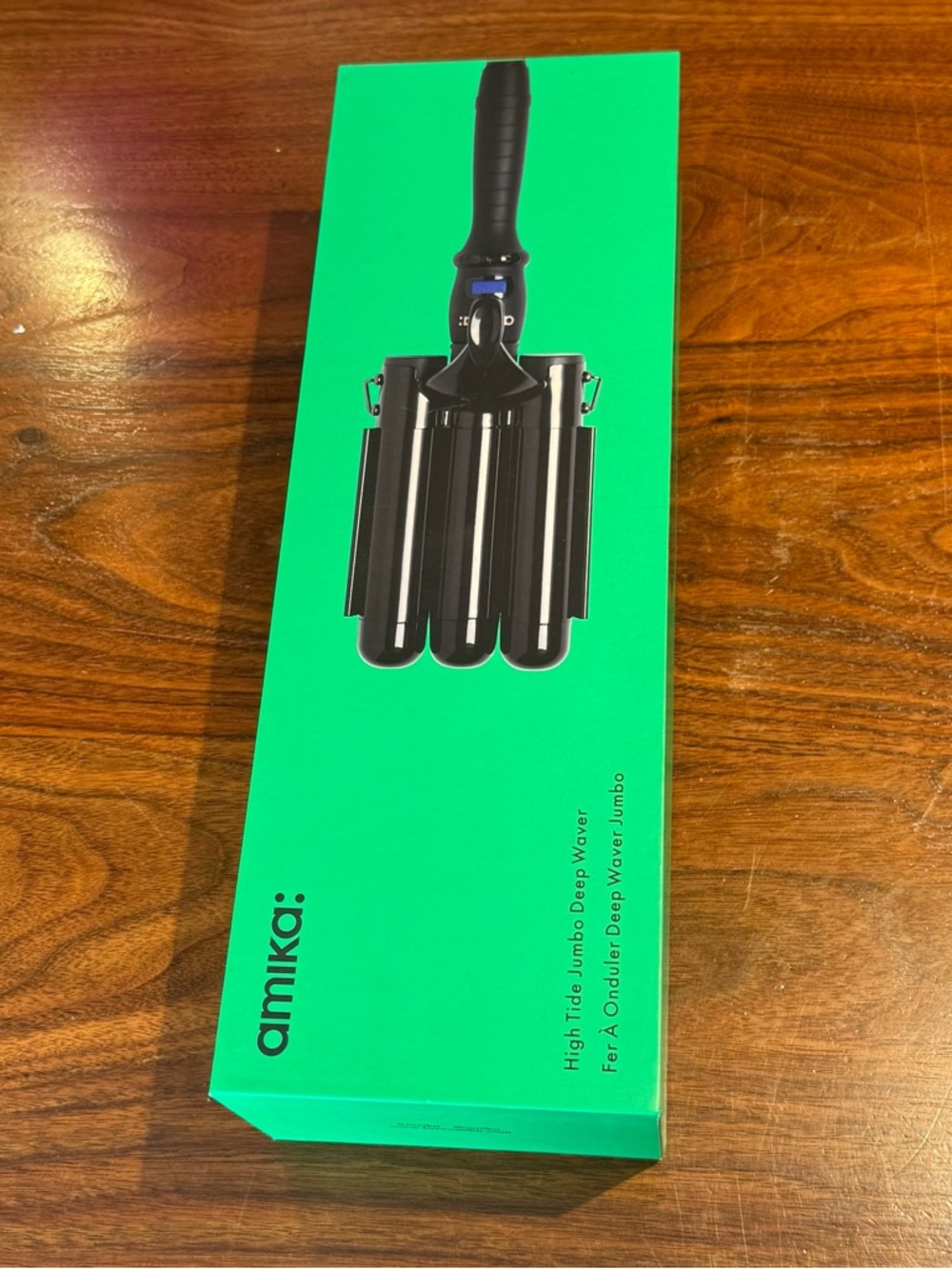 Amika 3-Bar High Tide Jumbo Deep Hair Waver in Black - Picture 2 of 5